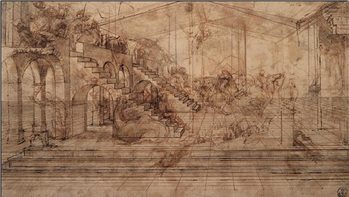 Study of The Adoration of the Magi Kunsttryk