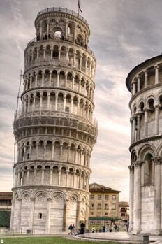 Plakat The Leaning Tower of Pisa