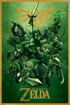 Plakat The Legend Of Zelda - Link