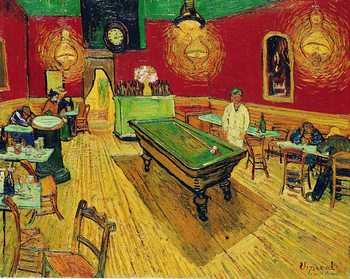 The Night Café, 1888 Kunsttryk