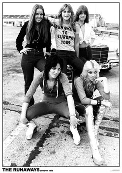 Plakat The Runaways - London 1976