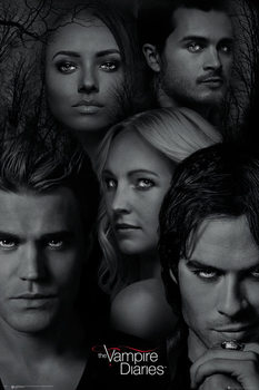 Plakat The Vampire Diaries - Faces