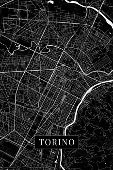 Plakat Torino black