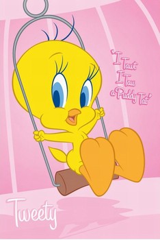 Plakat TWEETY - pink