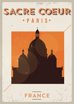 Plakat Typographic Paris City Poster Design
