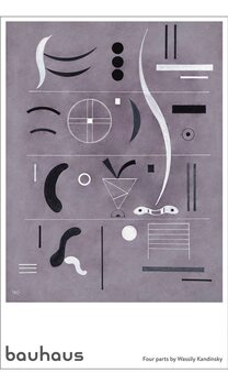 Plakat Wassily Kandinsky - Bauhaus Four Parts