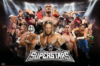 Plakat WWE - superstar