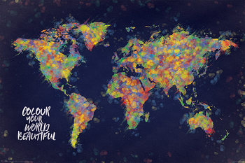 Colour Your World Beautiful Poster
