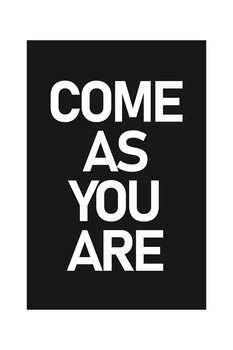 Poster Finlay & Noa - Come as you are black