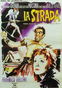 LA STRADA - Anthony Quinn Poster