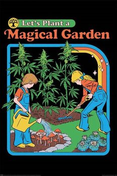 Poster Steven Rhodes - Let‘s Plant a Magical Garden