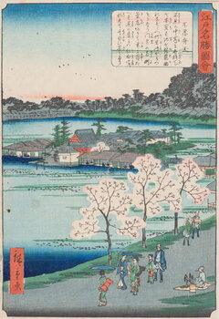 Plakát Benten Shrine on Shinobazu Pond , 19th century