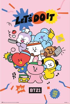 Plakát BT21 - Lets Do It