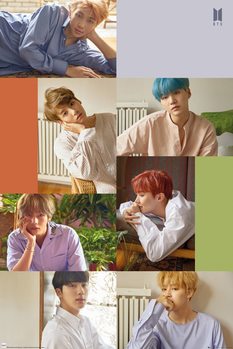 Plakát BTS - Group Collage