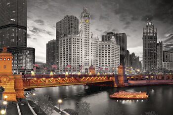 Plakát Chicago River