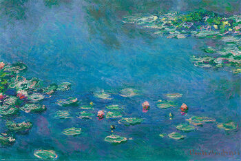 Plakát Claude Monet - Waterlillies