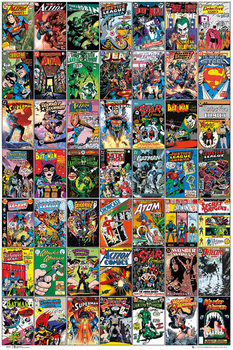 DC COMICS - comic covers Plakát
