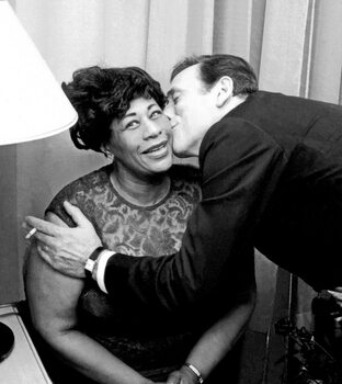 Plakát Ella Fitzgerald and Yves Montand, April 1964