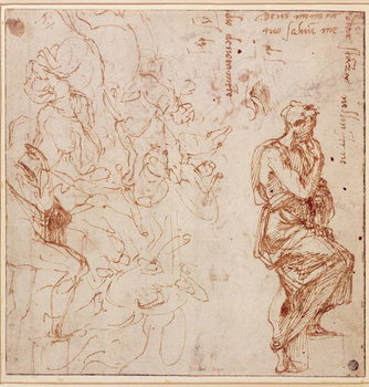 Vászonkép Figure Studies for a Woman