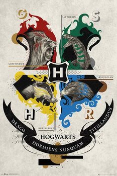 Plakát Harry Potter - Animal Crest