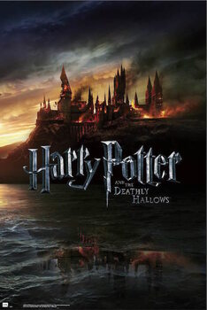 Plakát Harry Potter - Burning Hogwarts