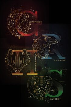 Plakát Harry Potter - Dormitories