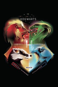 Plakát Harry Potter - Hogwarts Crest