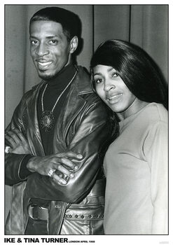 Plakát Ike and Tina Turner - London April 1968