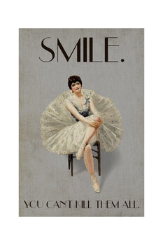 Plakát Kubistika - Keep smiling
