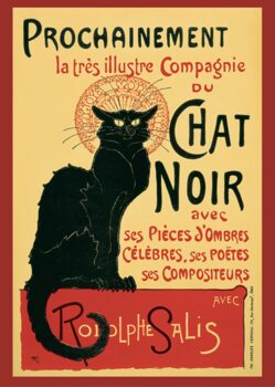 Plakát Le Chat Noir - Steinlein