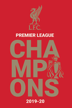 Plakát Liverpool FC - Champions 2019/20 Logo