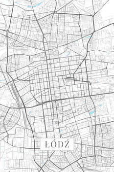 Plakát Lodz white