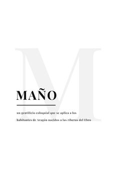 Plakát Mano