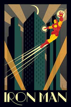 Plakát Marvel Deco - Iron man