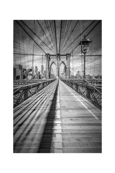 Művészeti nyomat Melanie Viola - NEW YORK CITY Brooklyn Bridge