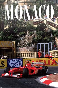 Plakát Monaco - Race