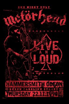 Plakát Motorhead - Live and Loud