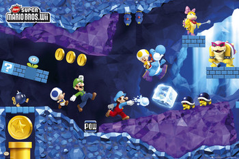 Plakát Nintendo - mario under