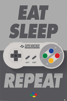 Nintendo - SNES Controller Plakát