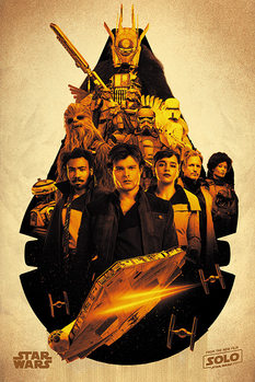 Plakát Solo: Egy Star Wars-történet - Millennium Falcon Montage