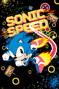Plakát Sonic the Hedgehog - Speed
