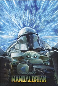 Plakát Star Wars: The Mandalorian - Hyperspace