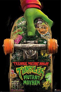 Plakát Teenage Mutant Ninja Turtles: Mutant Mayhem - Skate Board