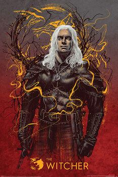Plakát The Witcher - Geralt the White Wolf