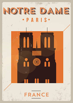 Plakát Typographic Paris City Poster Design