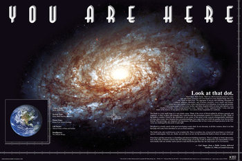 You Are Here - Space Plakát