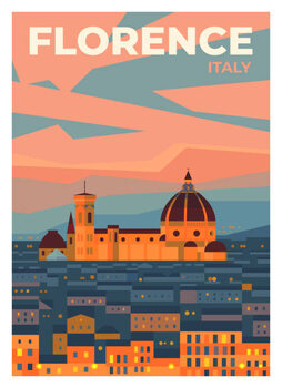 Plakat A girl snorkeling in one of