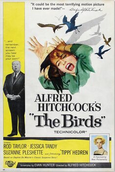 Plakát Alfred Hitchcock - The Birds