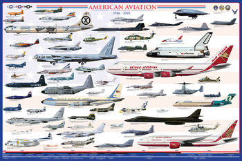 Plakát American Aviation - Modern Era