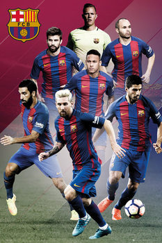 Plakát Barcelona - Players 16/17